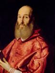 Cardinal Antoine Perronot de Granvelle (1517-86) (oil on canvas)