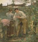 Rural Love, 1882 (oil on canvas)