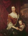 Queen Anne and William, Duke of Gloucester (oil on canvas)