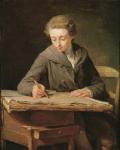 The young draughtsman, Carle Vernet, 1772 (oil on canvas)