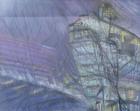 The Ark, Novotel Hotel, Hammersmith Flyover, 1999 (pastel on paper)