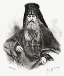 Feofan Prokopovich, from 'El Mundo en la Mano', published 1878 (litho)