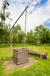 Reconstructed example of a sweep-well, Balaton-felvideki Nemzeti Park, Hungary (photo)