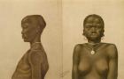 Waganda boy and Dinka girl, from 'The History of Mankind', Vol.III, by Prof. Friedrich Ratzel, 1898 (litho)