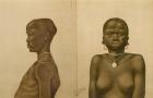 Waganda boy and Dinka girl, from 'The History of Mankind', Vol.III, by Prof. Friedrich Ratzel, 1898 (litho)