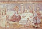 The Meal at the House of Simon the Pharisee, School of Monte Cassino, c.1087 (fresco)