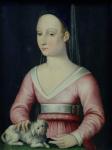 Portrait of Agnes Sorel (oil on panel)