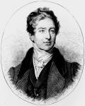 Portrait of Sir Robert Peel (1788-1850) (engraving) (b/w photo)