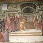 The Angel appearing to St. Zacharias in the Temple, 1485-90 (fresco)