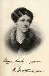 Harriet Martineau (1802-1876) illustration from 'Little Journeys to the Homes of Famous Women', published 1827 (engraving)