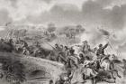 The taking of the bridge on Antietam Creek at the Battle of Antietam, Maryland, 1862 (litho)