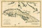 Cuba, from 'Atlas de Toutes les Parties Connues du Globe Terrestre' by Guillaume Raynal (1713-96) published 1780 (coloured engraving)