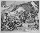 Vienna Print Cycle, Entry of Emperor Leopold (1640-1705) into the Tent of the Grand Vizier, 1683 (engraving)
