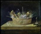 Still Life with a Basket of Glasses, 1644 (oil on canvas)