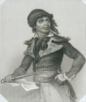 Portrait of Jean-Paul Marat (1743-93) (engraving)
