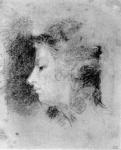 Mary 'Perdita' Robinson, c.1783 (chalk on paper)