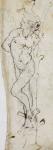 Study of St. Sebastian, 1480-81 (pen & ink over pencil on paper)