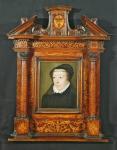 Portrait of Catherine de Medici (1519-89) (oil on panel) (see also 173434)