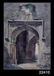 East Bergholt Church: South Archway of the Ruined Tower, 1806 (w/c on paper)