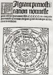 Astrology in the Middle Ages, frontispiece to a 16th century astrological manual. From Everybody's Book of Fate and Fortune, published 1935.