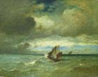 Choppy Sea, c.1870 (oil on canvas)