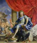 Louis XIV (1638-1715) as Jupiter Conquering the Fronde, 1648-67 (oil on canvas)