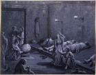 Interior of a Night Shelter for Poor Women, 1850-60 (engraving)