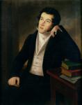 Portrait of Adam Bernard Mickiewicz (1798-1855) (oil on canvas)