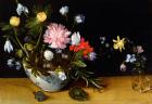 Still Life of Flowers (oil on panel)