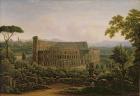 View of the Colosseum from the Palatine Hill, Rome, 1816 (oil on canvas)