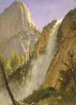 Liberty Cap, Yosemite Valley, 1873 (oil on paper laid down on board)