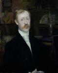 Portrait of George Moore (1852-1933) (oil on canvas)