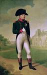 Napoleon I (1769-1821) in Front of the Chateau de Malmaison, 1804 (oil on canvas)