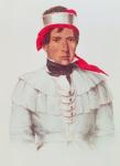 Chittee Yoholo, a Seminole Chief (colour litho)