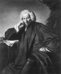 Laurence Sterne, engraved by Edward Fisher (engraving)