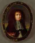 Portrait of Louis XIV (oil on copper)