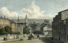 Newcastle from Westgate Hill, engraved by Edward Finden, 1830 (engraving)