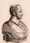 Paolo Veronese, illustration from '75 Portraits Of Celebrated Painters From Authentic Originals', published in London, 1817 (engraving)