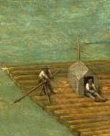 Raft detail from Tower of Babel, 1563 (oil on panel)