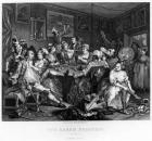 The Orgy, plate III from 'A Rake's Progress' (engraving)