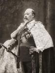 Edward VII , 1841  1910. King of the United Kingdom and the British Dominions and Emperor of India. From Edward VII His Life and Times, published 1910.