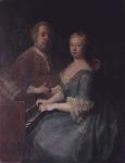 Karl-Heinrich Graun and his wife Anna-Louise, c.1735 (oil on canvas)