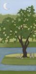 Cherry Tree, Summer, 2013, (oil on wood panel)