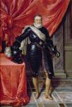 Henry IV, King of France, in armour, c.1610 (oil on canvas)