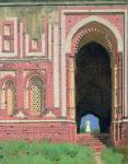 Gate Near Kutub-Minar, Old Delhi, 1875 (oil on canvas)