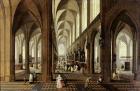 Interior of Antwerp Cathedral, c.1650 (oil on panel)
