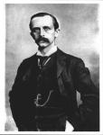 Sir James Matthew Barrie (1860-1937) (b/w photo)