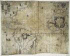 Territorial holdings of the Dutch West India Company, 1710 (hand coloured print on vellum)