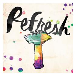 Refresh Colorful Sink | Obraz na stenu