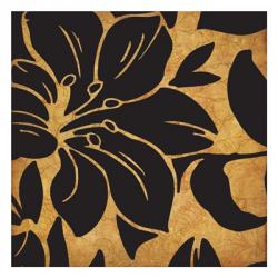 Black and Gold Flora 1 | Obraz na stenu